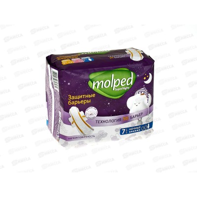Molped прокладки Barrier super ночные 7шт 7176 *16