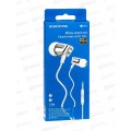 Наушники вакуумные AUX разъём с МК 1.2м Borodone BM66 Silver