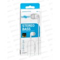 Наушники вакуумные AUX разъём с МК 1.2м Borodone BM83 White