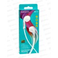 Наушники вкладыши AUX разъём с МК 1.2м Borodone BM55 White