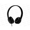 Наушники полноразмерые AUX разъём 3.5мм с МК 1.2м Borodone BO5 Black