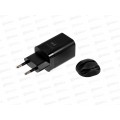 З/у сетевое 1USB +1Type-C PD20W-QC3.0 б/з More choice NC85, черный