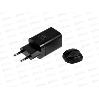З/у сетевое 1USB +1Type-C PD20W-QC3.0 б/з More choice NC85, черный З/у сетевое 1USB +1Type-C PD20W-QC3.0 б/з More choice NC85, черный