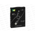 Дата-кабель More USB 3,0A для Type-C  K63a ПВХ 1м, черный