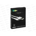 Дата-кабель More USB 2.0A для micro USB More choice  K19m TPE 2м белый