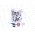 Набор для творчества Котик кружка для росписи, MUGST-139858