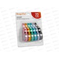 Корр.лента ORANGE PEEL набор 6шт. 12м* 5мм*2,5м ассорти *12 Корр.лента ORANGE PEEL набор 6шт. 12м* 5мм*2,5м ассорти *12