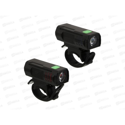 Фонарь велосипедный BY SPORT передний, 3 режима, 1LED, 195-010 г