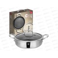 Жаровня Stone Land SL03-209 26см 4,5л нержавеющая сталь Жаровня Stone Land SL03-209 26см 4,5л нержавеющая сталь