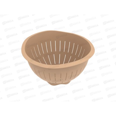 Дуршлаг 4л (d-27см, h-14см) какао, АП 1039  *43