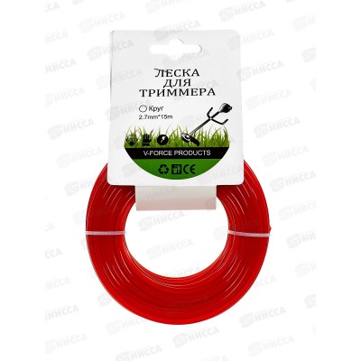 Леска для триммера, Премиум, круг 2,7 мм * 15м, AL-25967-2 *220 Леска для триммера, Премиум, круг 2,7 мм * 15м, AL-25967-2 *220
