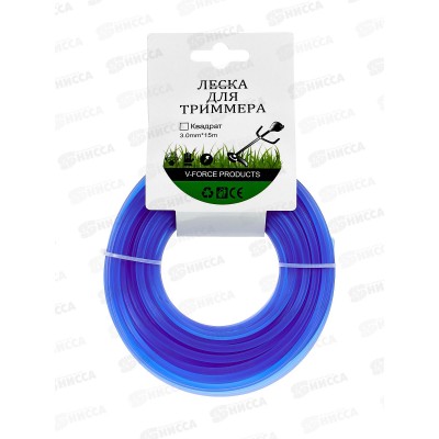 Леска для триммера, квадрат 3 мм * 15м, AL-25969-3 *180