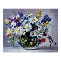 Алмазная мозаика №GLD60553, 40*30см &quotРомашки&quot на подрамнике