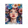 Алмазная мозаика №GLD64308, 40*30см "Девушка Весна" на подрамнике Алмазная мозаика №GLD64308, 40*30см "Девушка Весна" на подрамнике