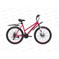 Велосипед 26&quot 21ск RUSH LADY 515 DISC ST красный рама 19&quot, 388102