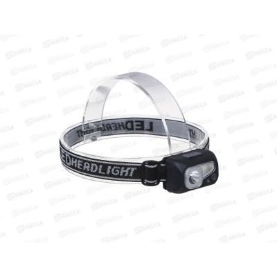 Фонарь налобный Ермак сенсорный, ХРЕ LED + 3 SMD, 6 режимов, 221-088 г