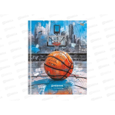 Дневник BG Баскетбольный эскиз 1-11кл. тв.обл. мат. ламинация 64674 *30 Дневник BG Баскетбольный эскиз 1-11кл. тв.обл. мат. ламинация 64674 *30