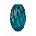 Ваза Торнадо 1909-Н5 Бирюза 170мм 260мм
