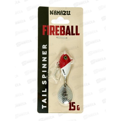 Тейл-спиннер Namazu Fireball, 15г, тонущий, цвет №04-Red Head, 14-04С