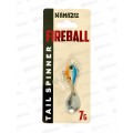 Тейл-спиннер Namazu Fireball,  7г, тонущий, цвет №01-Natural, 07-01С