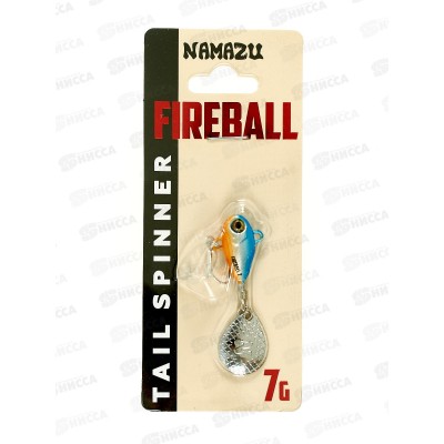 Тейл-спиннер Namazu Fireball, 7г, тонущий, цвет №01-Natural, 07-01С Тейл-спиннер Namazu Fireball, 7г, тонущий, цвет №01-Natural, 07-01С