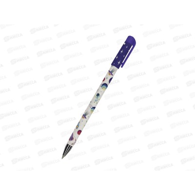 Ручка шар. B.V. HappyWrite Космос, синяя,20-0215/61 *24