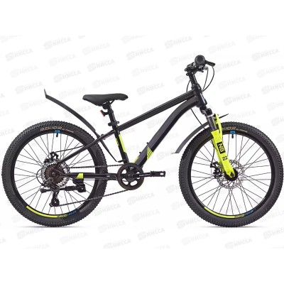 Велосипед 22&quot 6ск RUSH HOUR NХ 305 DISC ST черный рама 12&quot, 377984