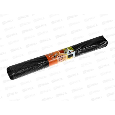 Мешки хоз EcoClean 240л в рул 10шт ПВД 2654 Мешки хоз EcoClean 240л в рул 10шт ПВД 2654