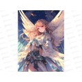 Алмаз. мозаика (класс.) 30х40см Аниме ангел, НД-2054 без подр.