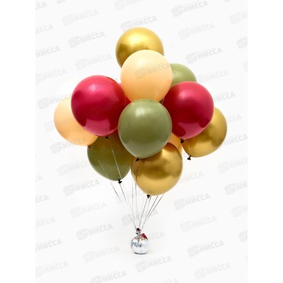Шары 12" "Оливковый, бежевый, золотой, кофейный микс" 25шт 10967978 Шары 12" "Оливковый, бежевый, золотой, кофейный микс" 25шт 10967978