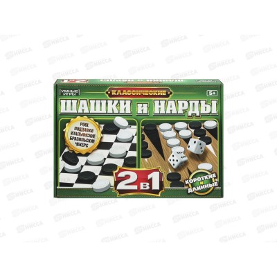 Шашки и нарды 2в1, 78770 &quotУмные игры&quot
