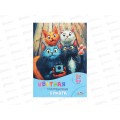 Цветная бум. 24л 24цв Апплика Забавные котята,С1233-16 *50 Цветная бум. 24л 24цв Апплика Забавные котята,С1233-16 *50
