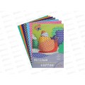 Цветной карт. А4 Апплика 6л 6цв. двуст.Сердечки С0151-04 *70
