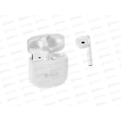 Наушники беспроводные вкладыши Celebral W16 TWS White