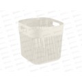 Корзина 19л Keeplex Дождь с ручками, белое облако, KL141811048