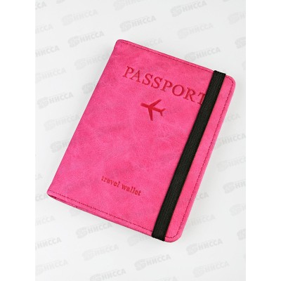 Обложка д/паспорта Barez A-034 "Travel wallet 1999-14" эко кож, розовы Обложка д/паспорта Barez A-034 "Travel wallet 1999-14" эко кож, розовы
