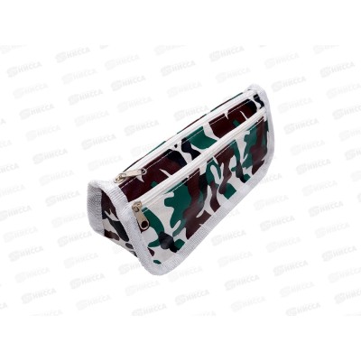 Пенал ПандаРог Камуфляж, 210х70х40мм, зеленый/коричневый, 15-3606 *10