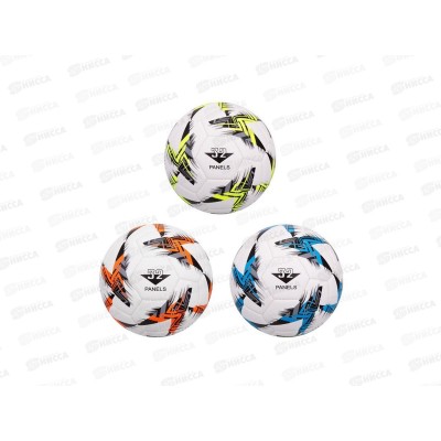 Мяч футбольный PVC, 330гр., 2 слоя, 3-4 цвета, без шва, 22см, IT110483