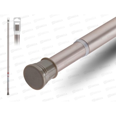 Карниз для ванной 2,0м алюм.. сатиновый никель, PERFECTO LINEA Карниз для ванной 2,0м алюм.. сатиновый никель, PERFECTO LINEA