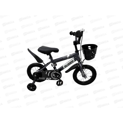 Велосипед 12'' "Slider Style 12" с доп. колёсами, графит, IT180-12GY Велосипед 12'' "Slider Style 12" с доп. колёсами, графит, IT180-12GY