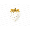 Шар К 18&quot GLAM РУС Клубника белая, 1207-6584