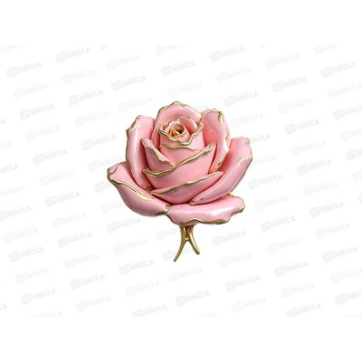 Шар К 18&quot GLAM РУС Роза объемная розовая, 1207-6581