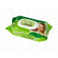 Pamperino влажные салфетки детские 80шт Алоэ с клапаном 80961 *20