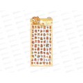 Наклейка ПГС декор.зефирная 9,5*21см Капибарка *20 Р22072-5