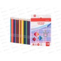 Карандаши 18цв ПП Корона, пластик, 2М, КЦ-9301 *8/128 Карандаши 18цв ПП Корона, пластик, 2М, КЦ-9301 *8/128