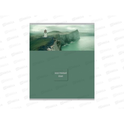 Тетрадь 48л клетка Profit &quotNature&quot Иностранный язык, эконом, 48-9846 *80