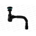 Сифон для умывальника, малый 1 1/2"х40 с черной мет.реш. с г.т. 40х40/50 цвет - оникс, S0183-35-MR *35 Сифон для умывальника, малый 1 1/2"х40 с черной мет.реш. с г.т. 40х40/50 цвет - оникс, S0183-35-MR *35