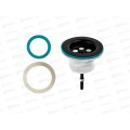 Выпуск 1 1/2" с черной мет. решеткой, NV182-65-MR *65 Выпуск 1 1/2" с черной мет. решеткой, NV182-65-MR *65