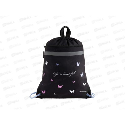 Мешок д/обуви Berlingo Life is Beautiful 340*460мм.,SB-EX-1255 *12