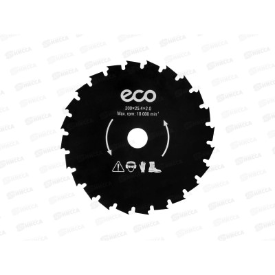 Нож для мотокосы 24 зуб 200*2,0*25,4мм ECO